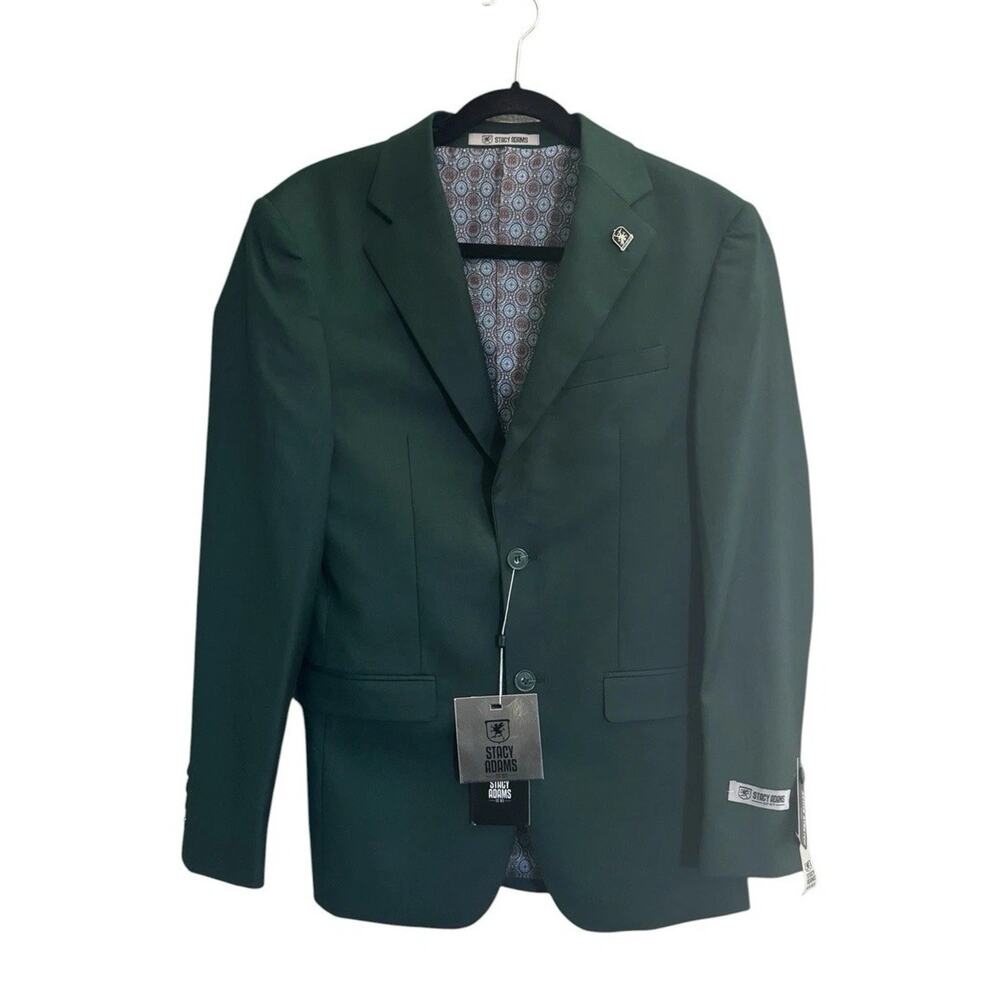 NWT Mens Stacy Adams 2 Button Suit Jacket Only Size 34 Regular #6749